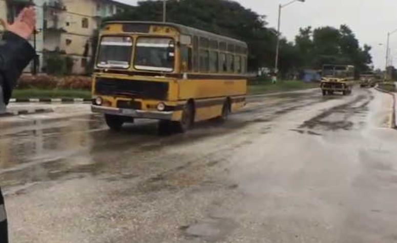 sancti spiritus, lluvias, transporte,l intensas lluvias en sancti spiritus, evacuados, presa zaza