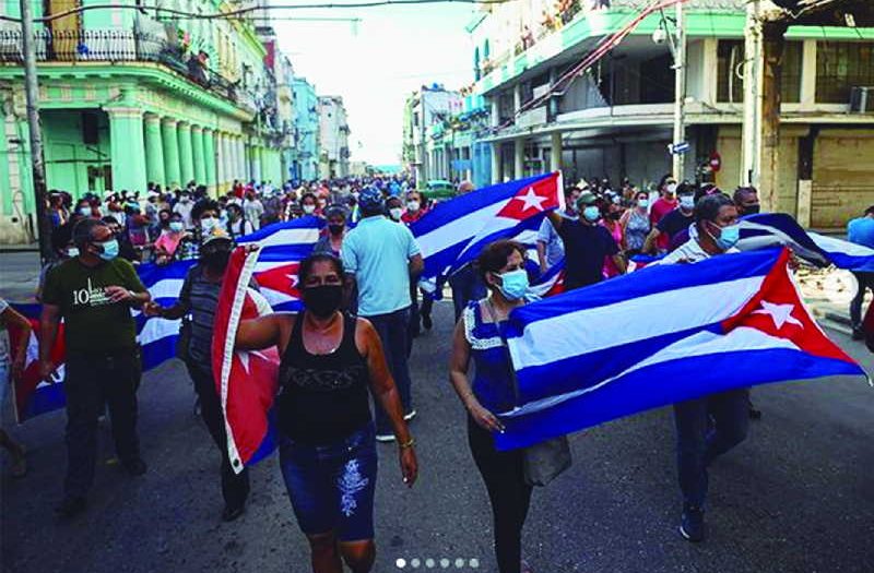 cuba, 11 de julio, subversion contra cuba, vandalismo, cotrarrevolucion