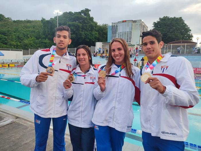 sancti spiritus, cuba, natacion, lorena gonzalez, julio calero, juegos centroamericanos