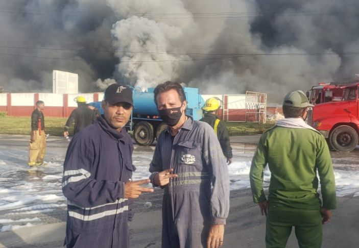 cuba, bomberos, incendio, matanzas, energia y minas, explosion, petroleo