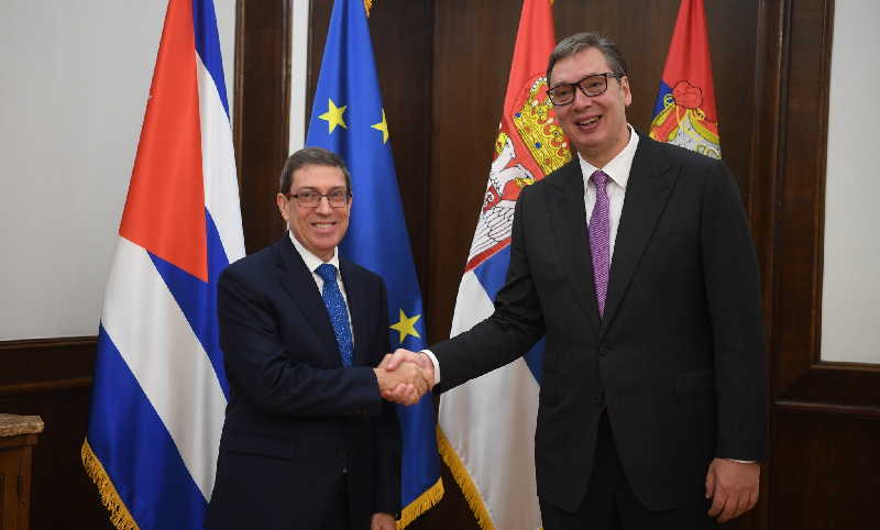 cuba, serbia, presidente de serbia, bruno rodriguez