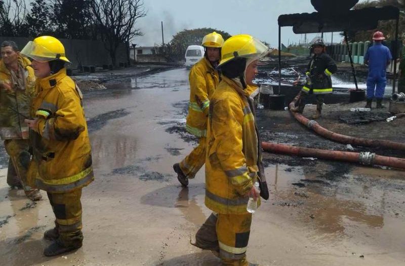 matanzas, solidaridad, incendio, explosion, energía y minas