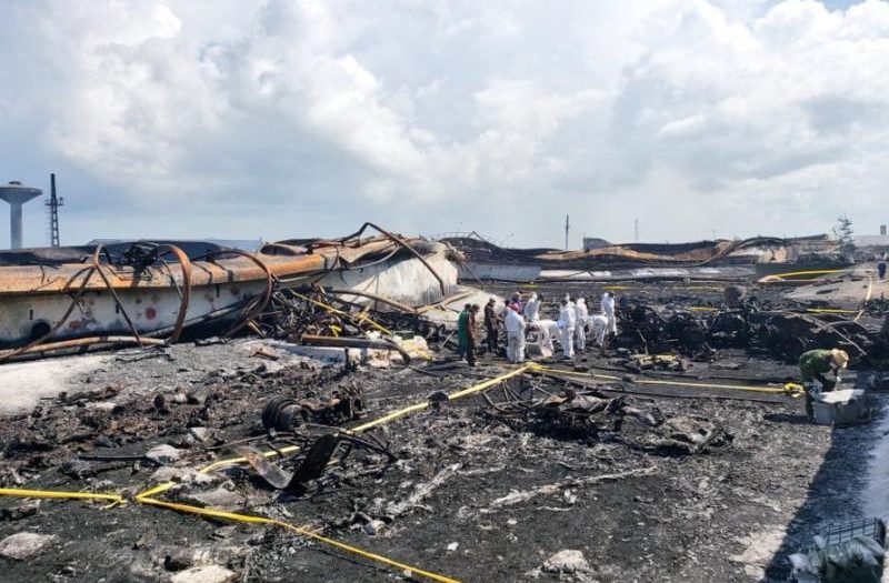 matanzas, incendio, solidaridad, explosion, energia y minas, petroleo, muertes, desaparecidos, medicina legal