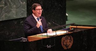 cuba, naciones unidas, onu, bruno rodriguez, bloqueo de eeuu a cuba