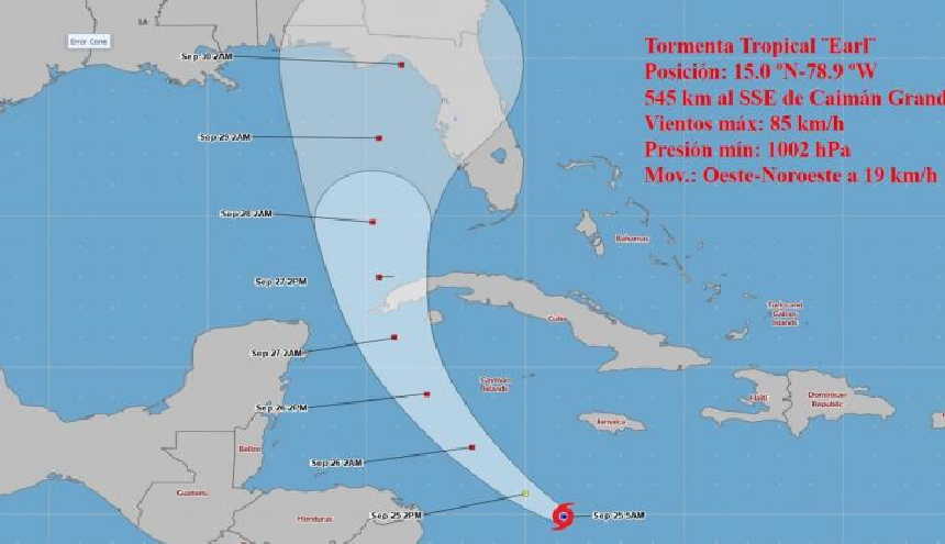 cuba, meteorologia, tormenta tropical ian