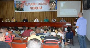 sancti spiritus, economia cubana, pleno del comite provincial del pcc