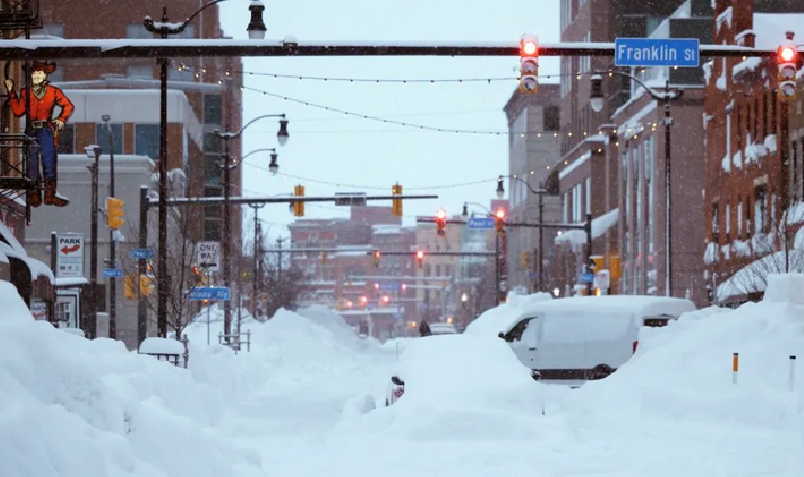 estados unidos, bajas temperaturas, frio, nieve, nueva york