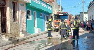 sancti spiritus, gas licuado, accidente, bomberos