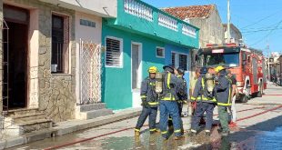 sancti spiritus, bomberos, accidente, gas licuado