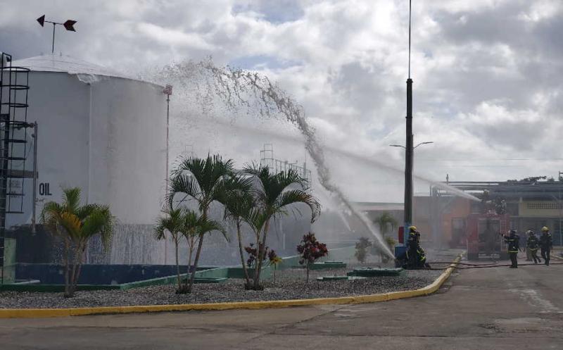 sancti spiritus, incendio, grupo electrogeno, central electrica