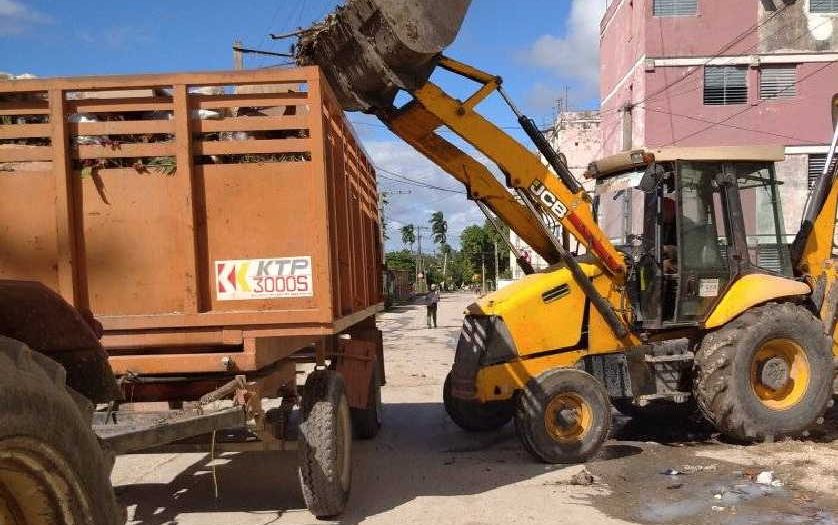 sancti spiritus, servicios comunales, recogida de desechos solidos