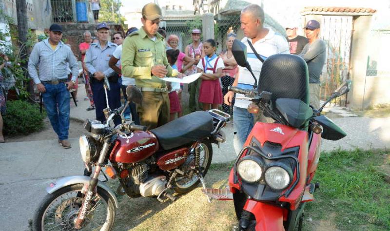 sancti spiritus, minint, robo, motorinas