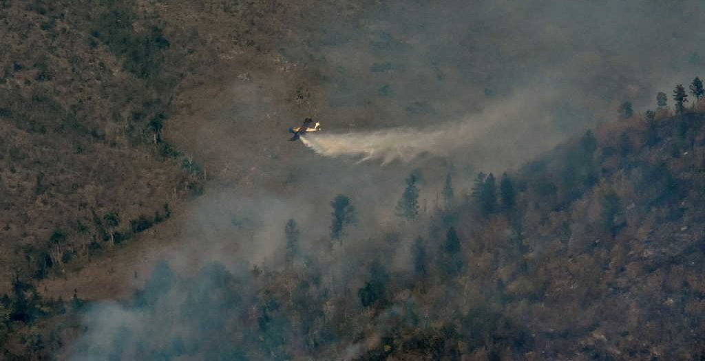 sancti spiritus, holguin, incendios forestales, servicios aereos, incendio pinares de mayari