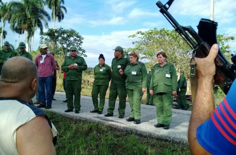 sancti spiritus, ejercicio moncada, defensa nacional, dia de la defensa