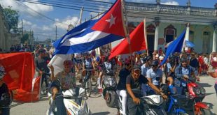 sancti spiritus, primero de mayo, dia internacional de los trabajdores, ujc, jovenes espirituanos