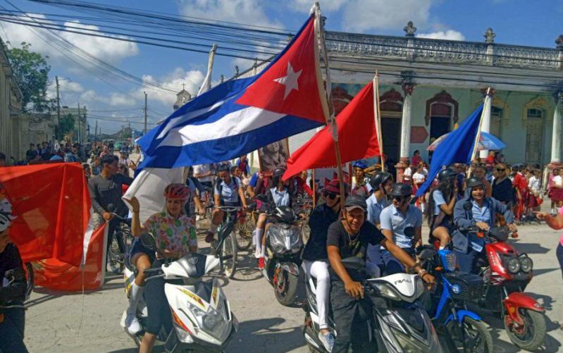 sancti spiritus, primero de mayo, dia internacional de los trabajdores, ujc, jovenes espirituanos