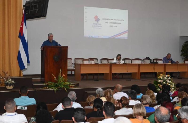 cuba, educacion, mined, curso escolar, miguel diaz-canel