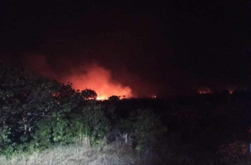 moa, incendio, bomberos, accidente, central electrica, electricidad