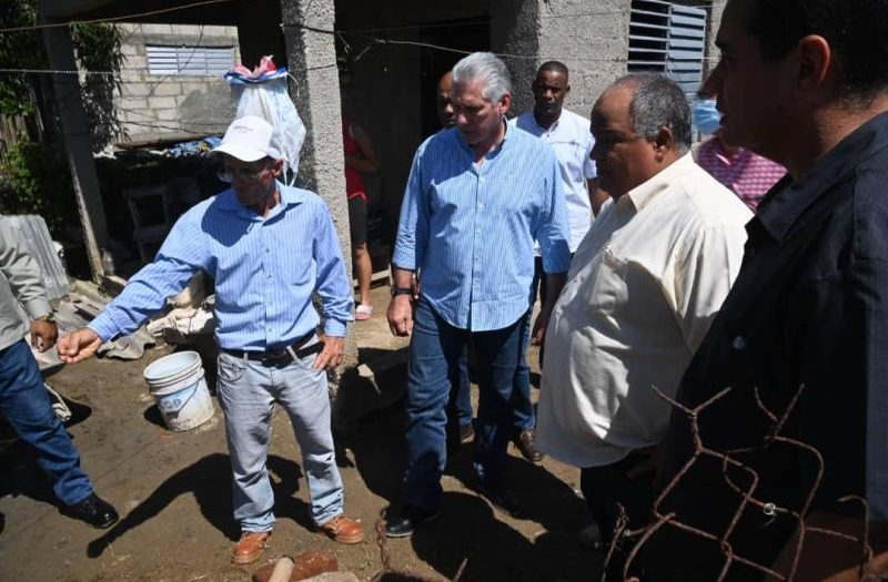 camagüey, granma, intensas lluvias, desastres naturales, miguel diaz-canel