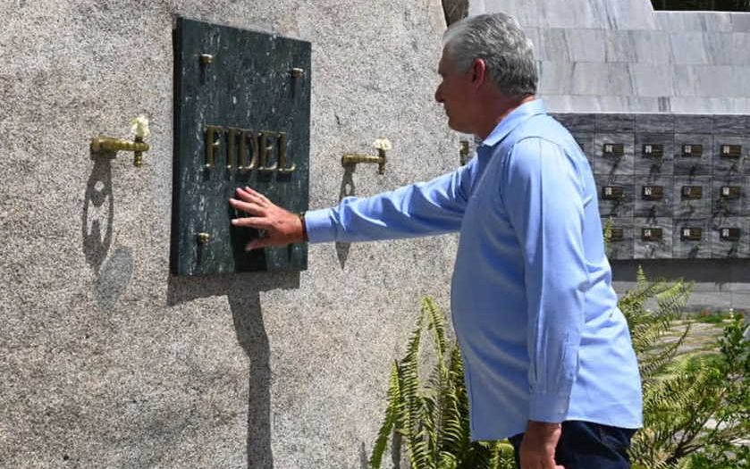 cuba, santiago de cuba, fidel castro, miguel diaz-canel