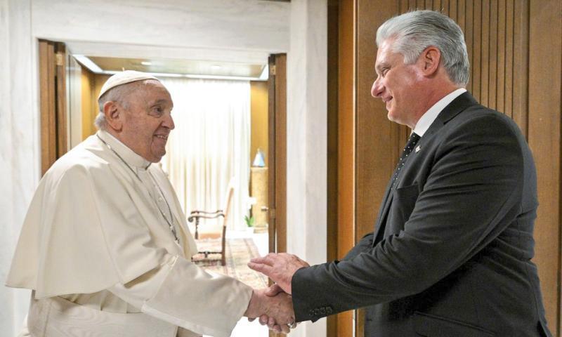 cuba, santa sede, vaticano, papa francisco, iglesia catolica, miguel diaz-canel