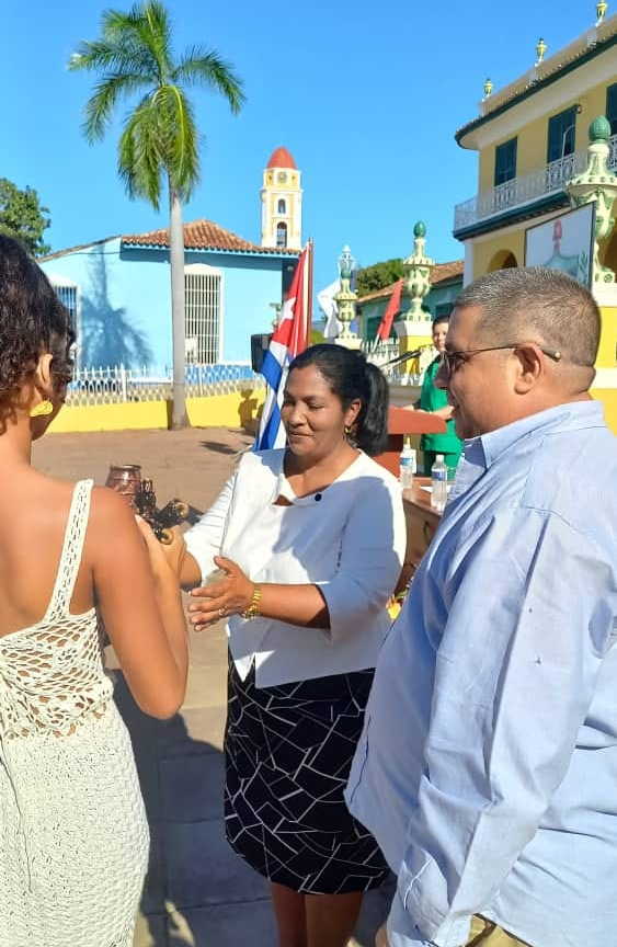 El Premio Único de las Artes fue conferido en ocasión del aniversario 510 de Trinidad. (Foto: Facebook)