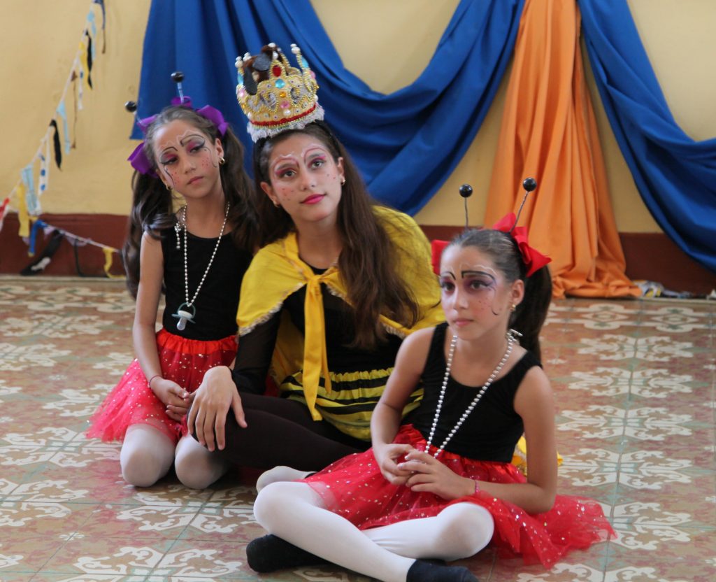 El teatro por y para niños no podía faltar en el festival.