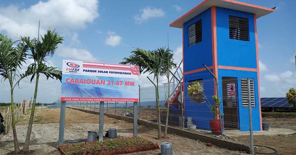 Conectado al sistema electroenergético el Parque solar de Cabaiguán