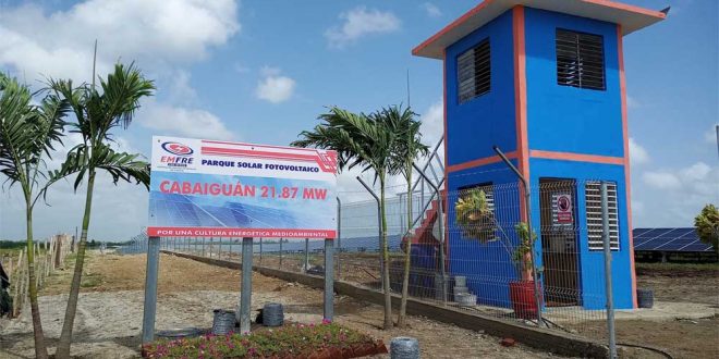 Conectado al sistema electroenergético el Parque solar de Cabaiguán