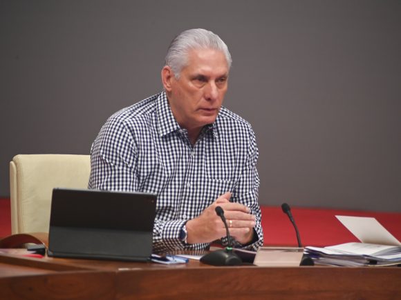 Presidente de la República, Miguel Díaz-Canel Bermúdez.